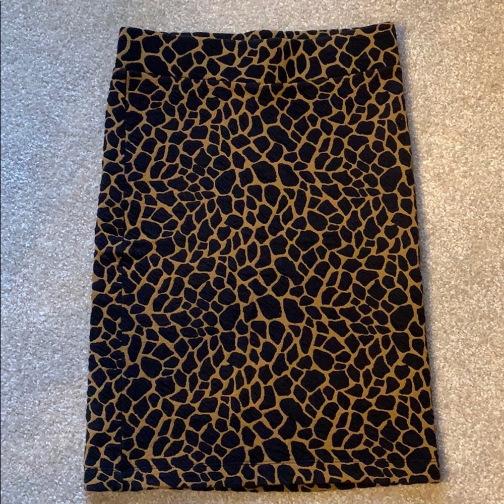 Madewell Hi-Line leopard pencil skirt